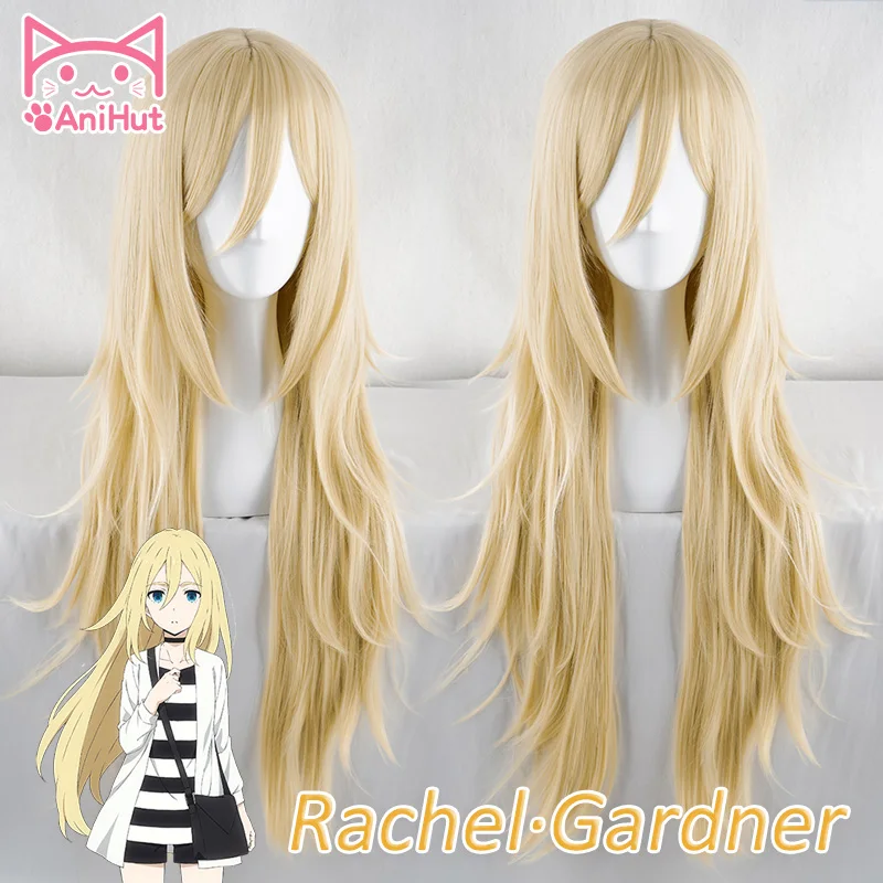 Top Trends: AniHut Rachel Gardner Wig Angels Of Death Cosplay Wig Synthetic Blonde Hair Ray Cosplay Shoppable Styles