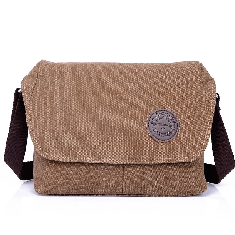 Top Trends: Men&#039;s Travel Crossbody Bag Canvas Men Messenger Bags Vintage Top-Handle Handbags Packets Casual Multifunction Tote Shoulder Bags Shoppable Styles