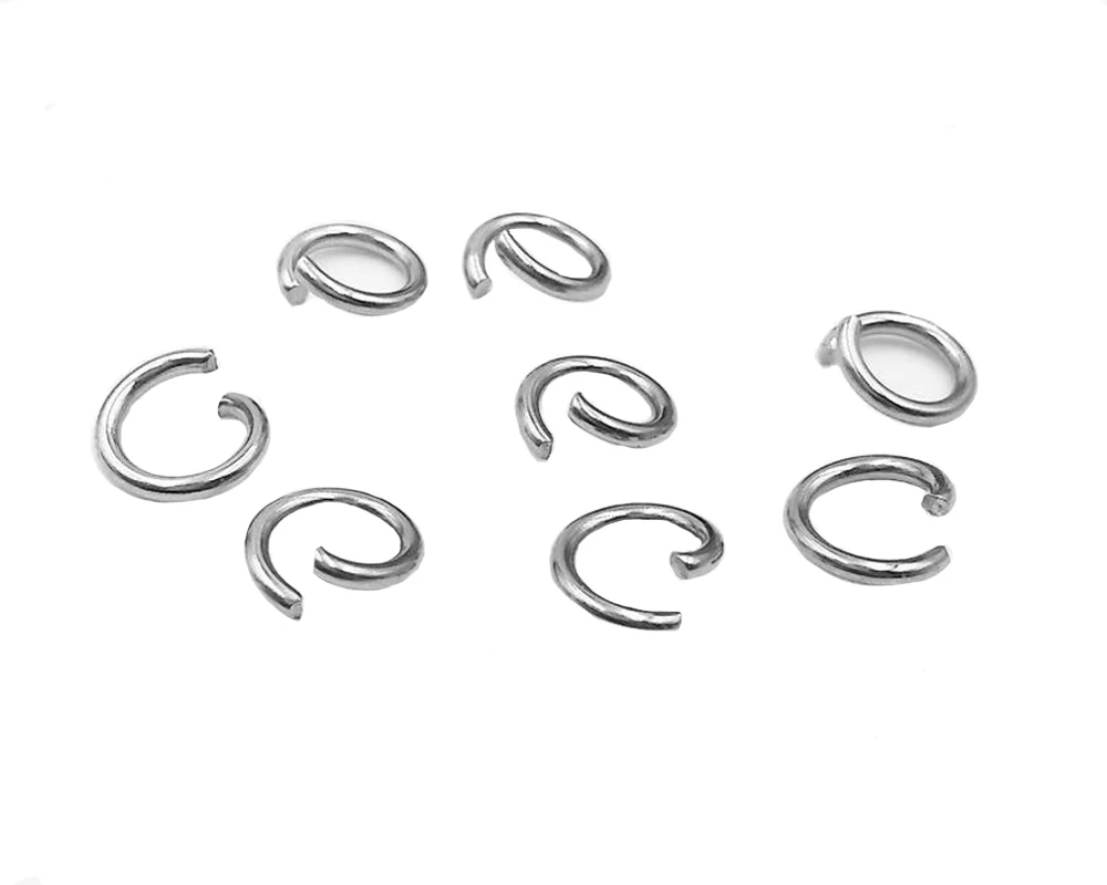 Top Trends: Stainless Steel Open Jump Rings O Ring Diameter 3mm 4mm 5mm 6mm 8mm 9mm 10mm For Jewelry Making Shoppable Styles