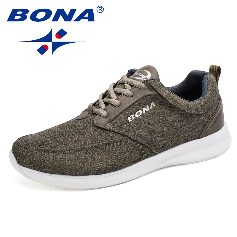 Top Trends: BONA New Popular Classics Style Men Walking Shoes Lace Up Men Shoes Outdoor Jogging Shoes Comfortable Sneakers Shoppable Styles