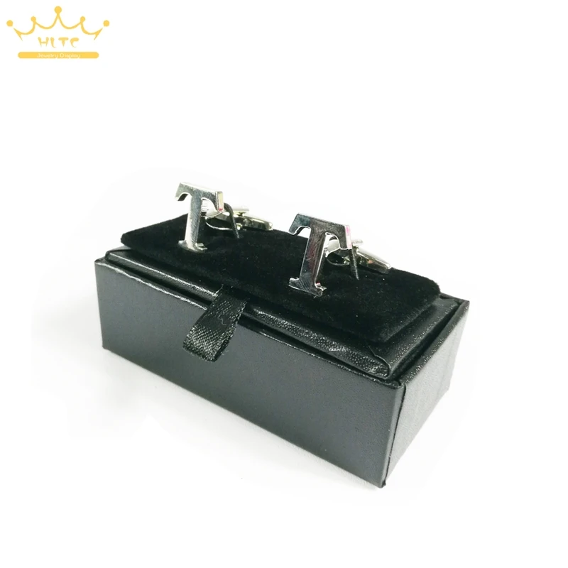 Top Trends: 40Pcs / lot Black Small Cufflinks Boxes Men's Cufflinks Storage Casejewelry Organizer Classical Fashion Gift Box Shoppable Styles