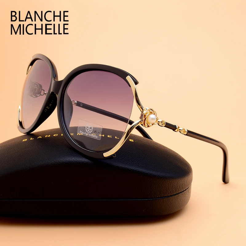 Top Trends: Blanche Michelle 2023 Women Sunglasses Polarized UV400 Brand Designer High Quality Gradient Sun Glasses Female Oculos With Box Shoppable Styles