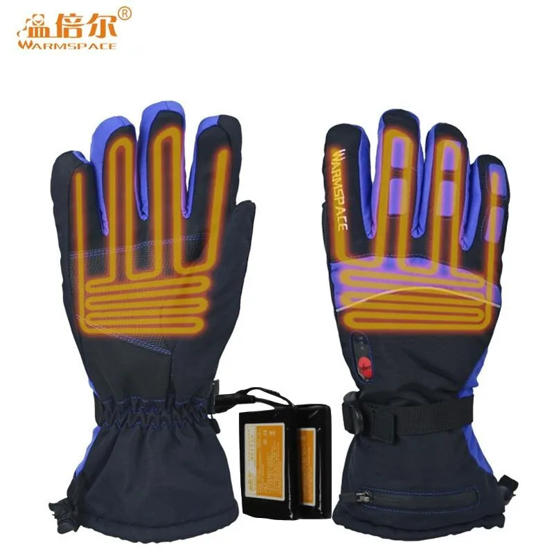 Top Trends: Clearance 5600MAH Smart Electric Heating Gloves, Waterproof Lithium Battery Self Heated Finger / Palm / Hand Back Ski Gloves, 3 Gear Shoppable Styles