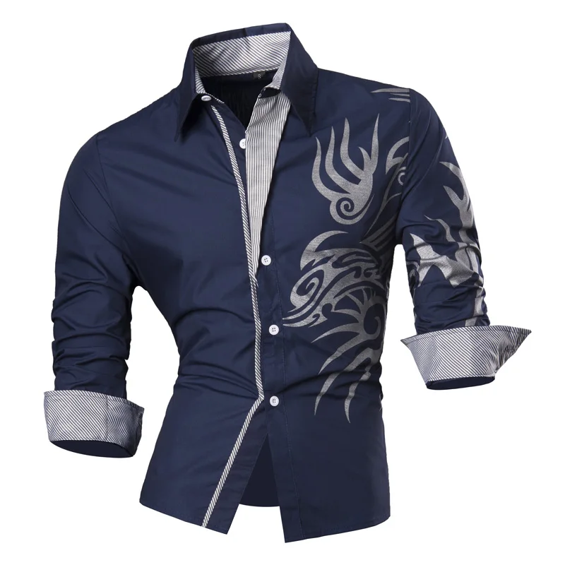 Top Trends: Jeansian Spring Autumn Features Shirts Men Casual Jeans Shirt New Arrival Long Sleeve Casual Male Shirts Z001 Shoppable Styles - Image 3