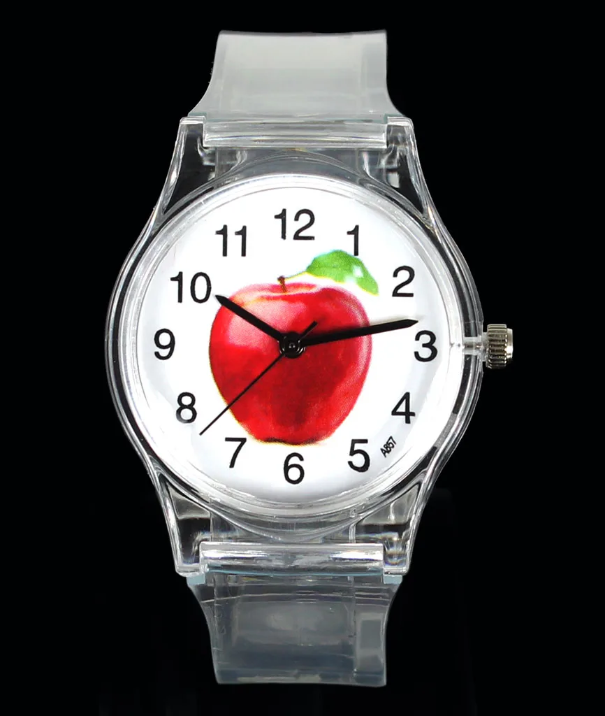 Top Trends: Apple Fruit / Lemon Orange / Sun Flower Sunflower / Watermelon / Strawberry Kids Children Student Gift Cartoon Sport Wrist Watch Shoppable Styles