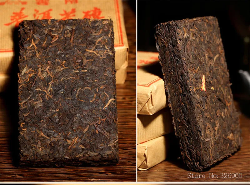  100g Pu'er Tea Brick Made In 2008 Ripe Pu er Tea Oldest Puer Tea Ancestor Antique Honey Sweet Dull-red Puerh Tea Ancient Tree 