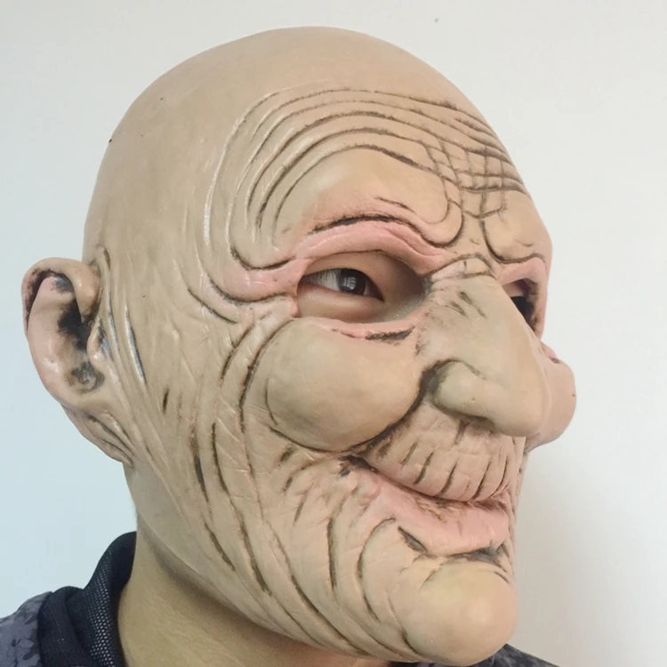 Kortsulise vana mehe mask täiskasvanutele
