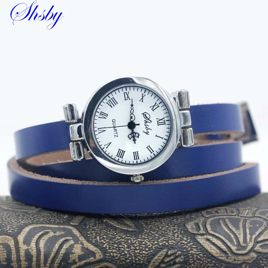 Top Trends: Shsby New Fashion Women&#039;s Long Leather Strap Watch Female Silver Bracelet Watch ROMA Vintage Watch Women Dress Watches Shoppable Styles