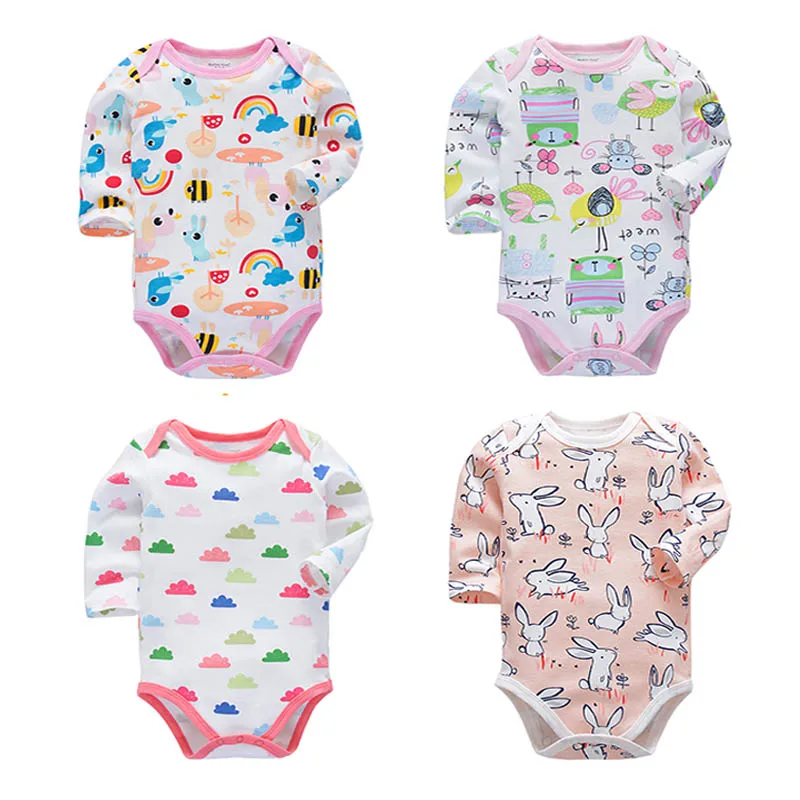 Top Trends: Newborn Baby Clothes Baby Girl Boy Bodysuit Jumpsuit Four Seasons Overalls For Kids Sets Baby Clothing Shoppable Styles