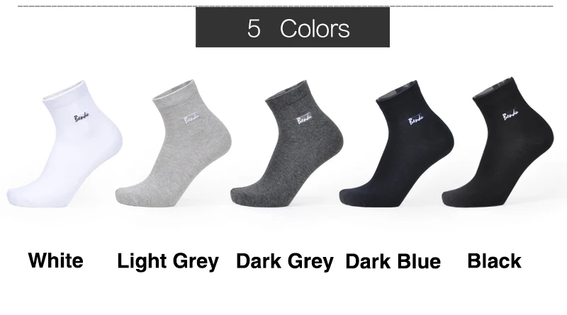 Viis paari kvaliteetseid meeste sokke