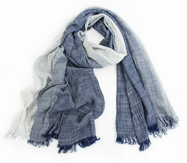 Top Trends: 2022 Wholesale Brand Winter Scarf Men Warm Soft Tassel Bufandas Cachecol Gray Plaid Woven Wrinkled Cotton Men Scarves Shoppable Styles