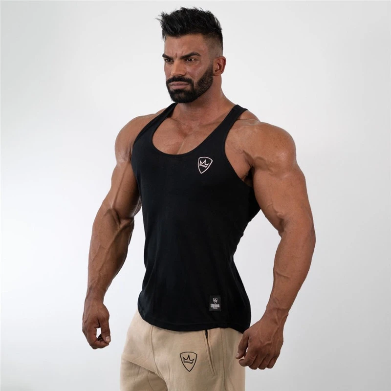 Top Trends: Mens Tank Tops Shirt Gym Tank Top Fitness Clothing Vest Sleeveless Cotton Man Canotte Bodybuilding Ropa Hombre Man Clothes Wear Shoppable Styles