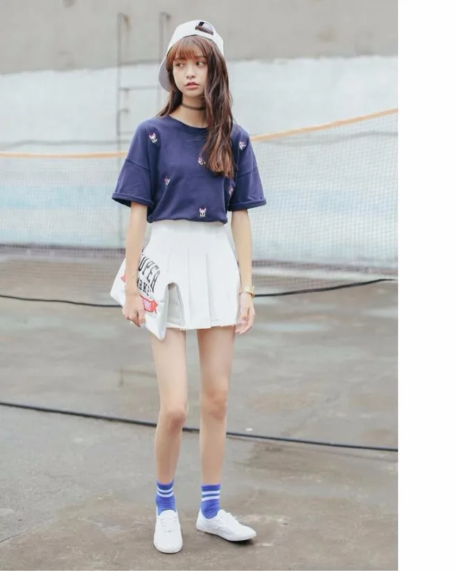 Elegant Half Pleated High Waist Mini Skirt