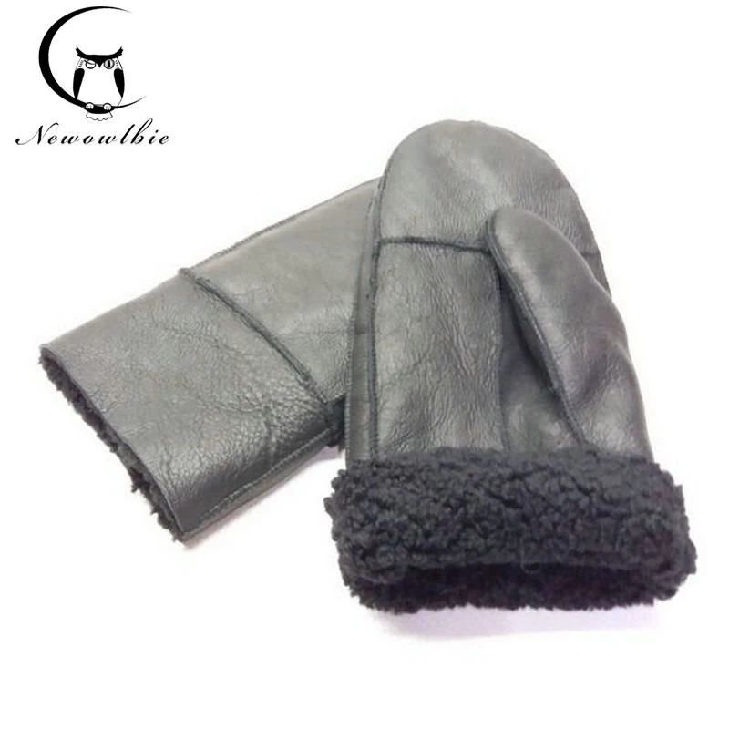 Top Trends: Winter Men's Sheepskin Leather Gloves Winter Warm Motorcycle Waterproof Billiards Gloves Shoppable Styles