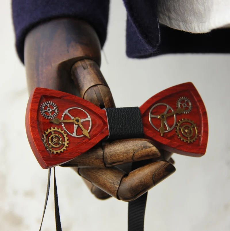 Top Trends: Original Design Handmade Steam Punk Bow Tie For Men Personality Bow Tie Fashion Accessory Shoppable Styles