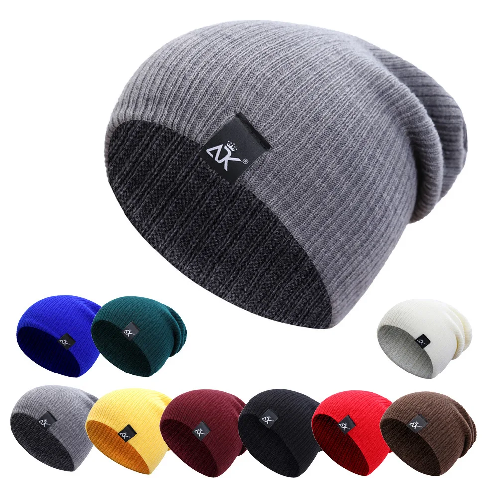 Top Trends: COKK Knitted Beanie Women's Hat Winter Men Skullies Beanies Warm Casual Slouchy Hat Crochet Beanie Hat Female Baggy Cap Cheap Shoppable Styles