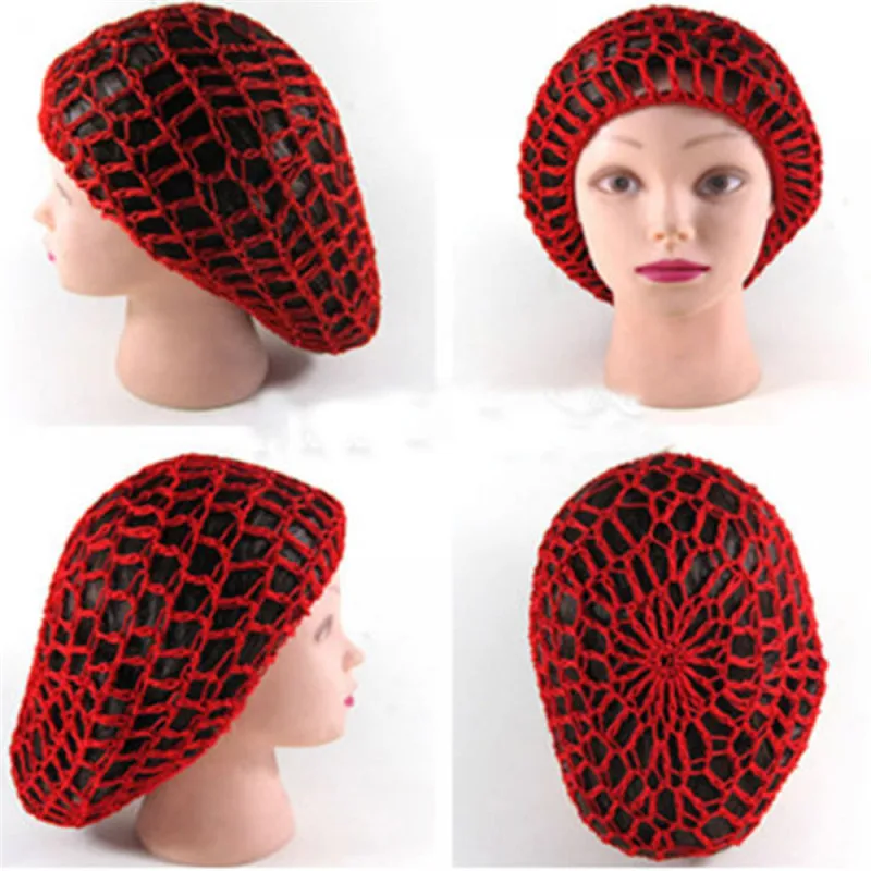 Top Trends: New Arrival Women Ladies Soft Rayon Hair Net Crochet Hair Net Hot Sale Accessories Cheveux Femme Shoppable Styles