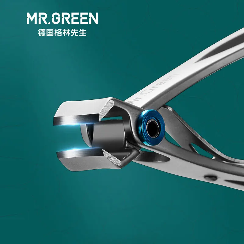 Top Trends: MR.GREEN Nail Clippers Trimmer Stainless Steel Nail Tools Manicure Thick Nails Cutter Scissors With Glass Nail File Shoppable Styles