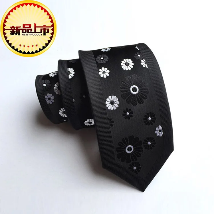 Top Trends: New Arrival Men's Ties 6cm Skinny Silk Tie Casual Fashion British Style Wedding Narrow Necktie Gifts For Men Shoppable Styles - Image 5