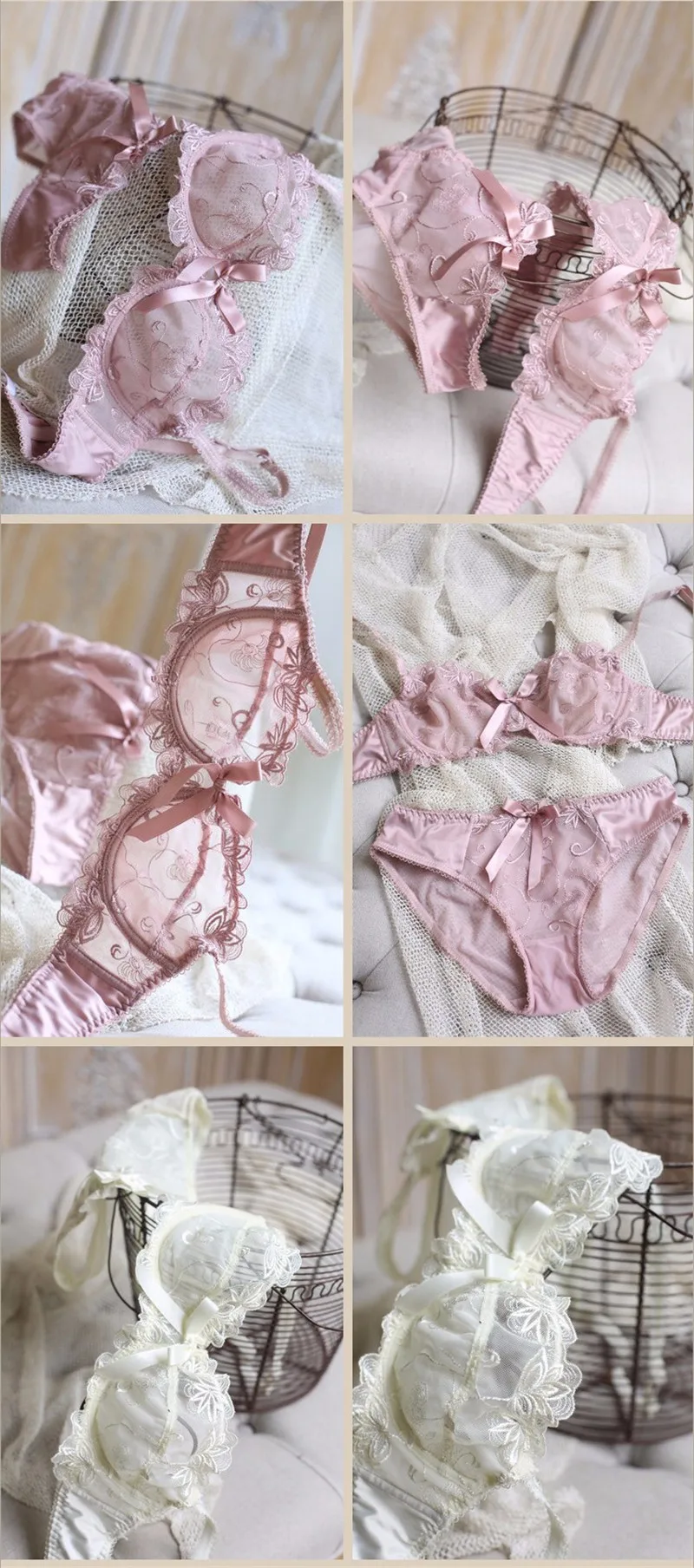 Eriti õhuke pesukomplekt | kujundav pilt e-kaubamaja pildikogust