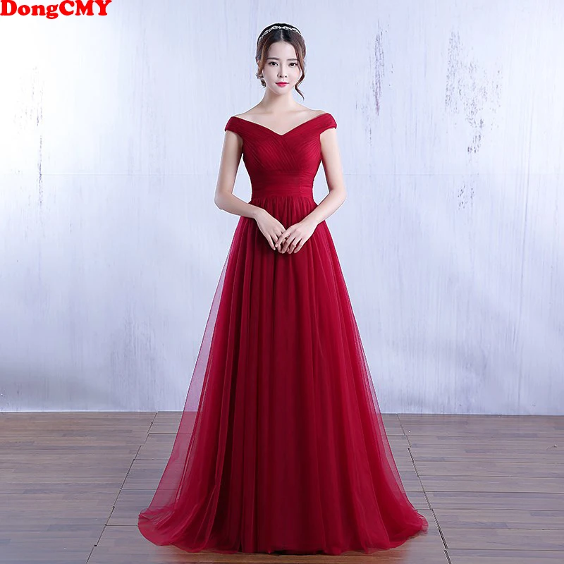 Top Trends: DongCMY New Elegant Off Shoulder Party Dresses Formal Dress Long Big Mother Of The Bride Dresses Woman Plus Size Wedding Gown Shoppable Styles