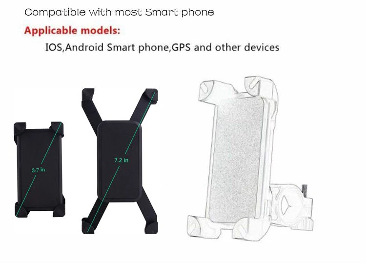 must telefonihoidja, mis sobib 3.5-7 tollistele seadmetele