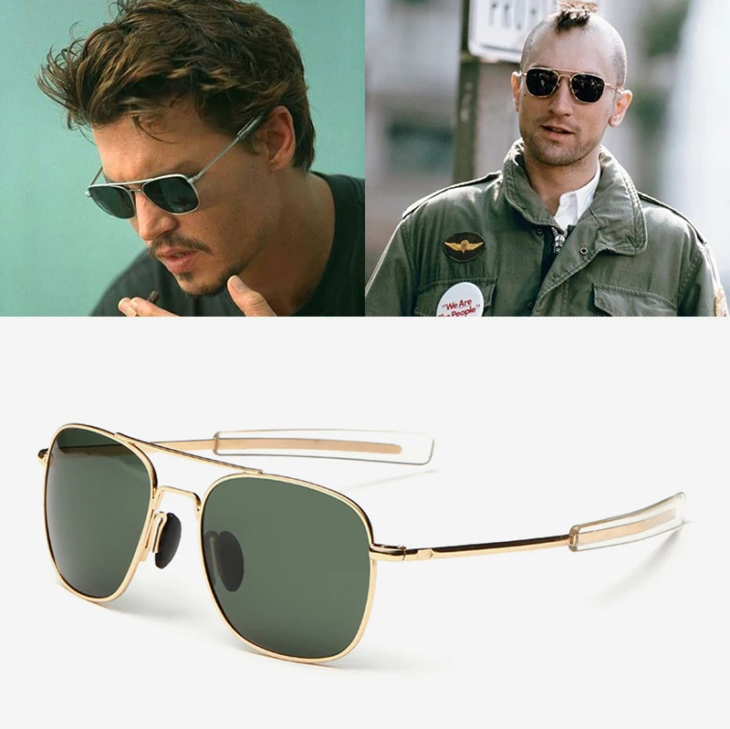 Top Trends: JackJad Fashion Men Army MILITARY Aviation Style Polarized Sunglasses Driving Brand Design Sun Glasses Oculos De Sol Masculino Shoppable Styles