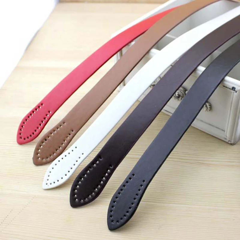 Top Trends: 60cm Hand Sewing Simple Leaves Vertical Bar Imitation Leather Handle PU Shoulder Bag Belt Bale Handle DIY Accessories KZ0006 Shoppable Styles