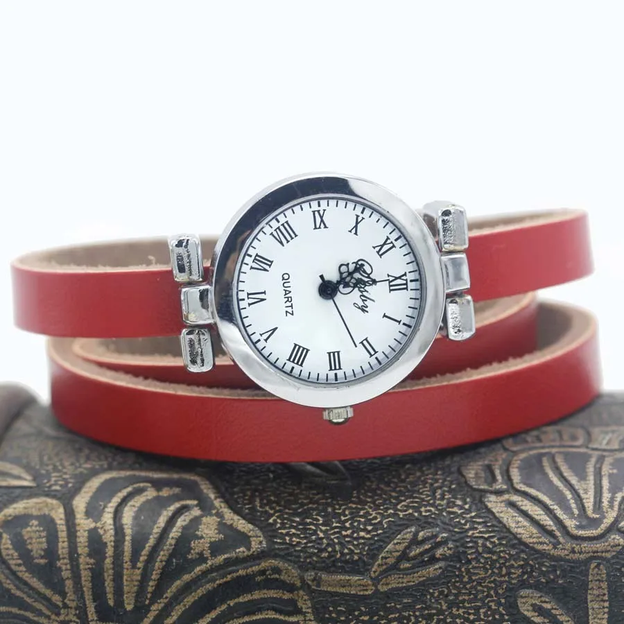 Top Trends: Shsby New Fashion Women's Long Leather Strap Watch Female Silver Bracelet Watch ROMA Vintage Watch Women Dress Watches Shoppable Styles - Image 3