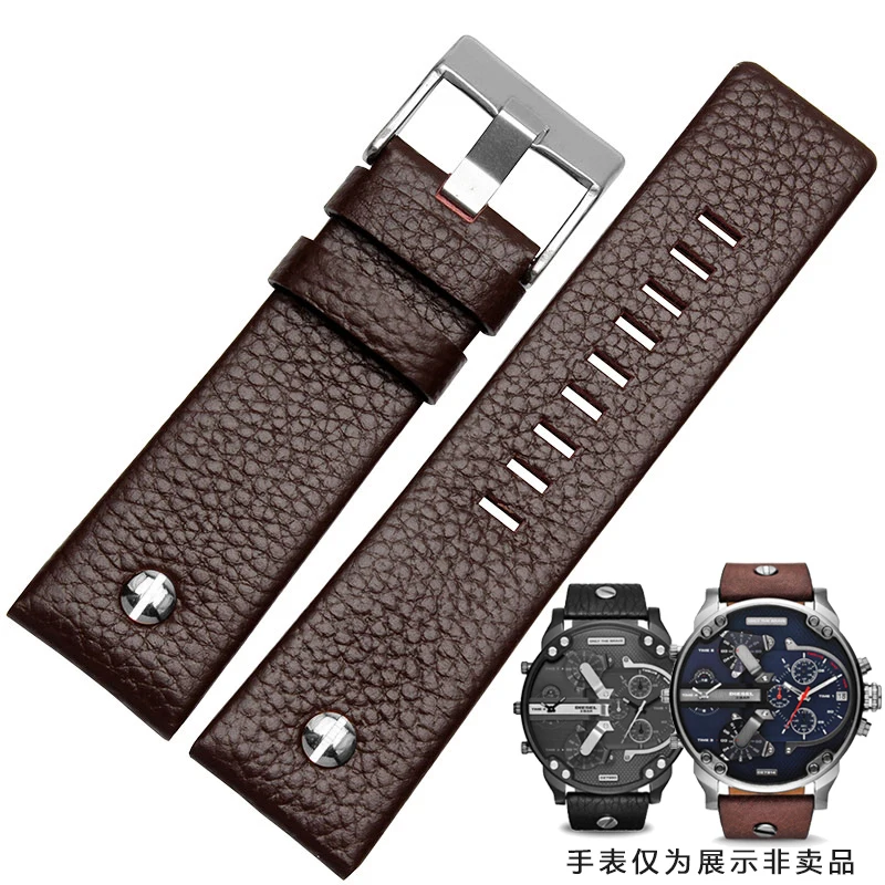 Top Trends: New Fashion Leather Watchband With Rivet Watch Strap Belt Bracelet For Diesel DZ7313 DZ7333 7322 7257 4318 7348 7334 Replacement Shoppable Styles - Image 5