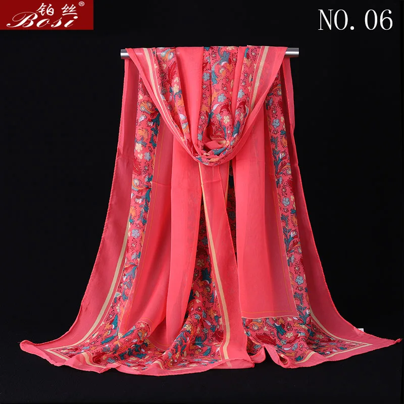 Top Trends: Chiffon Scarf Print Women Hijab Luxury Stoles Scarves Wraps Fashion Wrap Shawls Floral Shawls Cape Female Muslim Wrap Wholesale Shoppable Styles