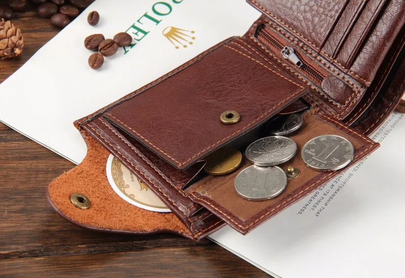 Lihtsad meeste rahakotid - must ja pruun | kujundav pilt e-kaubamaja pildikogust