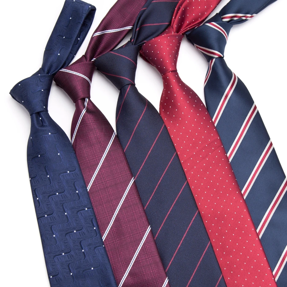 Top Trends: Men Tie Business 8CM Striped Necktie Mens Wedding Parties Dress Jacquard Ties Bowtie Cravats Accessories Gravatas Para Homens Shoppable Styles