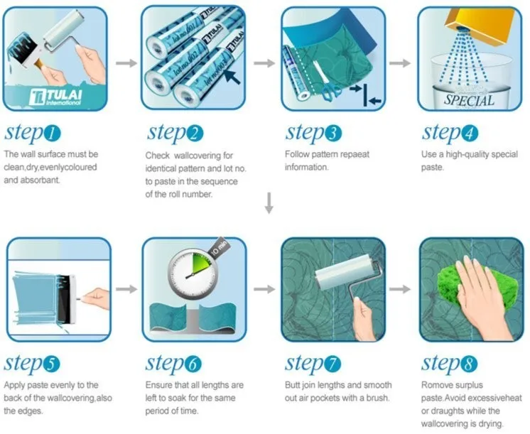 juhised tapeedi paigaldamiseks samm-sammult