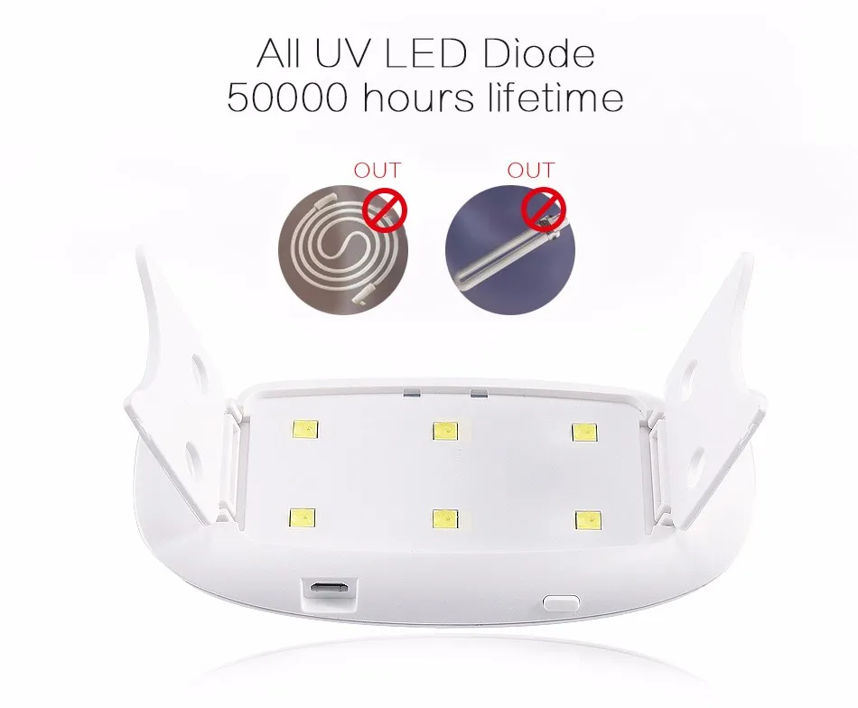 UV LED lamp küünelaki kiireks kuivatamiseks