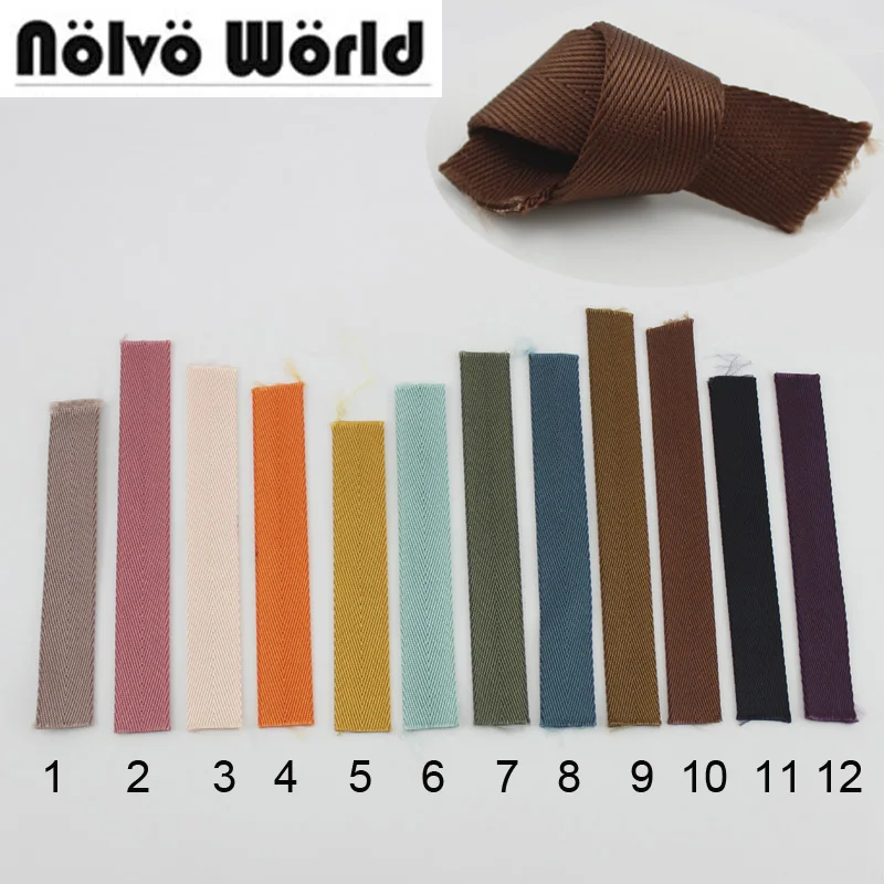 Top Trends: 10 Yards 12 Colors 20mm 3 / 4 Inch Wide Herringbone Nylon Ribbon For Sewing Purse Strap, school Bags Strap, pets Straps Shoppable Styles