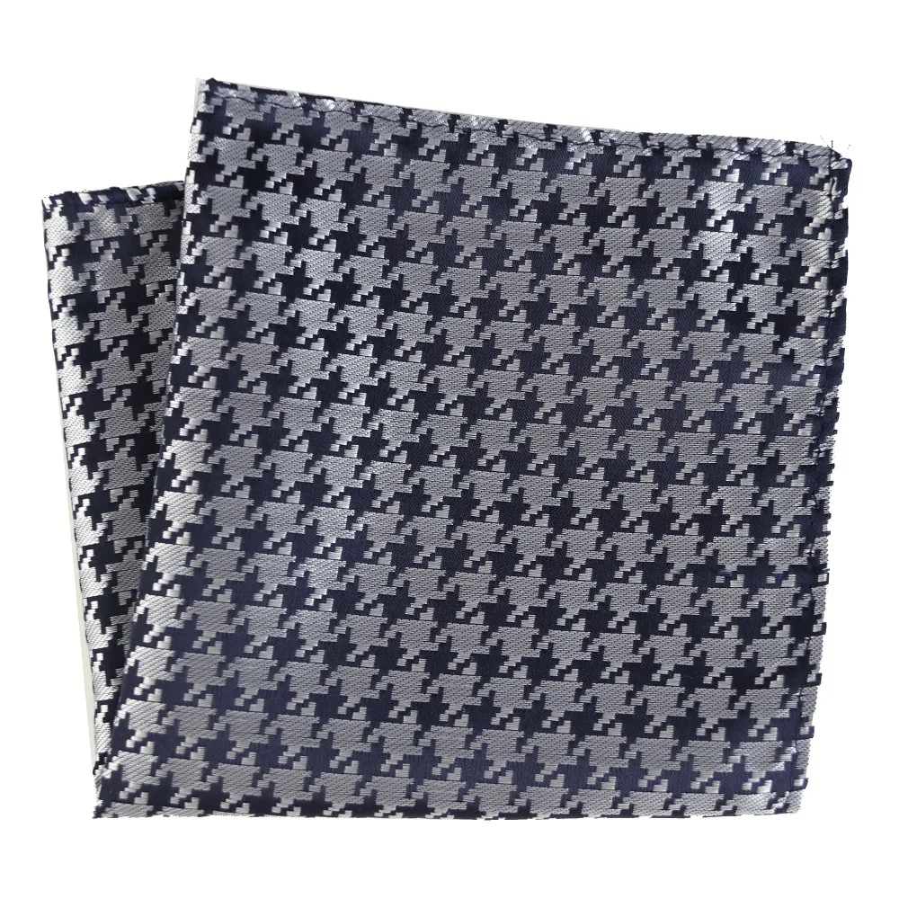 Top Trends: Luxury Men's Handkerchief Striped Checkered Plaid Woven Hankies Polyester Hanky Business Pocket Square Chest Towel 25*25CM Shoppable Styles - Image 6