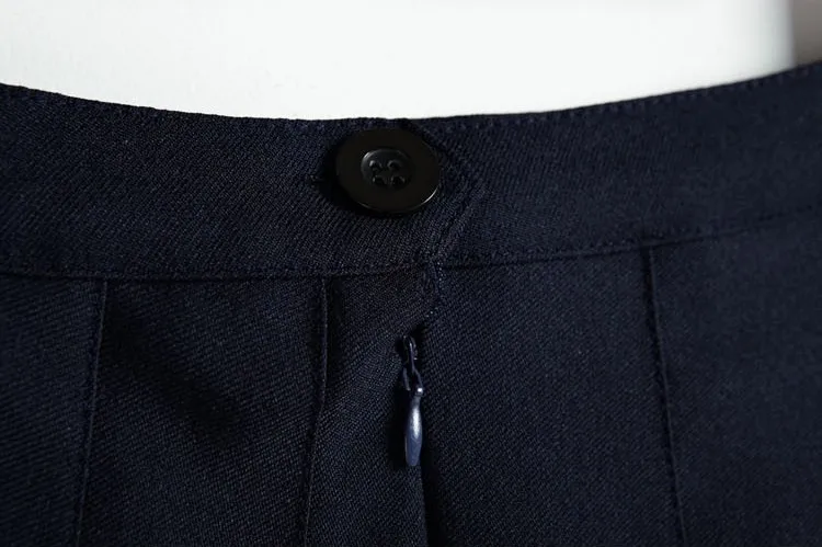 tume miniseelik nööbi ja lukuga