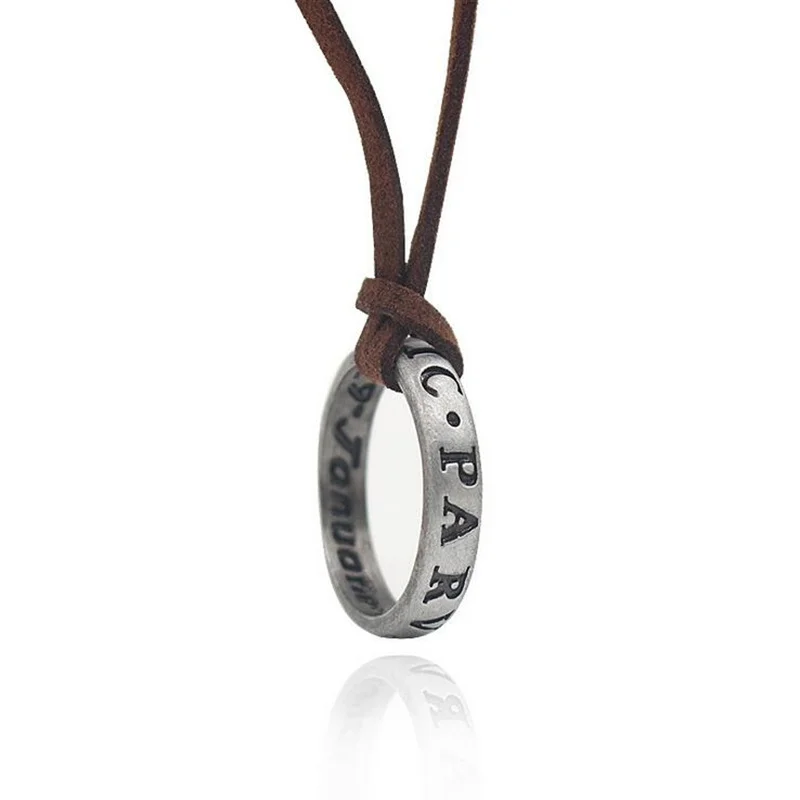 Top Trends: Uncharted 4 Nathan Drake's Vintage Band Cosplay Ring Leather Code Pendant Necklace Shoppable Styles