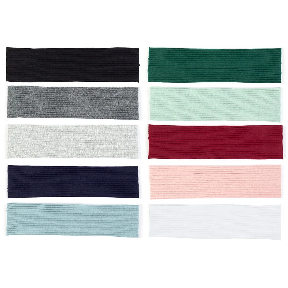 Top Trends: Casual Cute Baby Girls Boys Cotton Headband Head Wrap Childs Kids Soft Ribbed Hair Bands Accessories Baby Head Warp Shoppable Styles