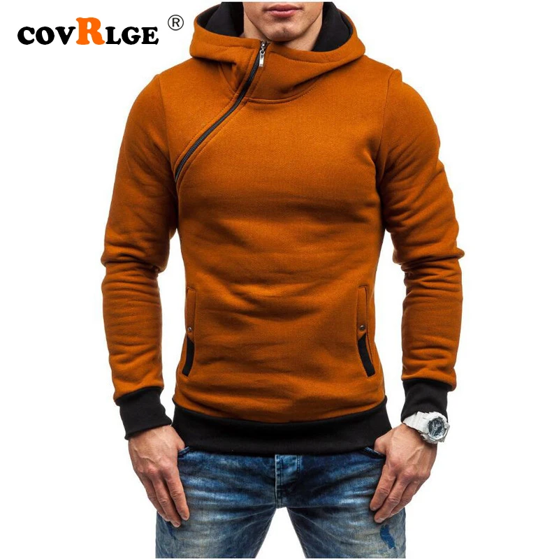 Top Trends: Covrlge 2019 Atumn Fashion Zipper Hoodie Hooded Hot Sale Casual Slim Mens Sweatshirt Comfortable Hoodies Streetwear Men MWW157 Shoppable Styles