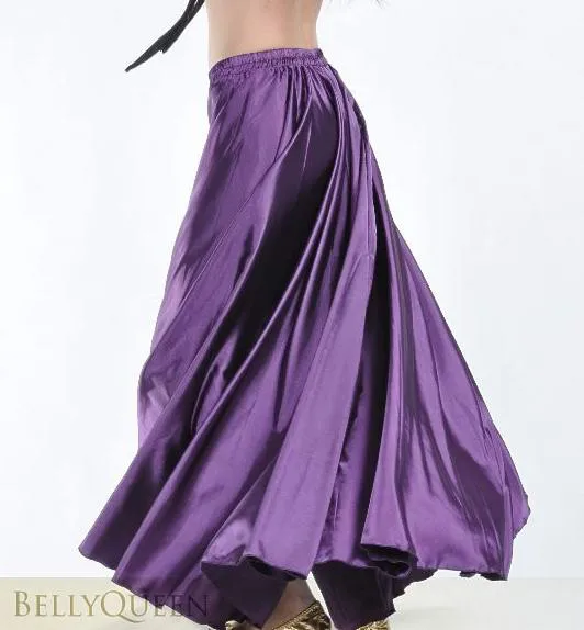 Top Trends: Waist 37 Inch Professional Women Belly Dancing Clothes 360 Degree Skirts Flamenco Skirts Satin Belly Dance Skirt Shoppable Styles - Image 5