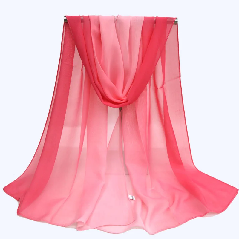 Top Trends: Chiffon Shawl Scarf Shawls For Women Wraps Wrap Hijab Lot Cape Female Scarves Big Winter Sciarpa And Stoles Scarfs Bufanda Mujer Shoppable Styles - Image 3