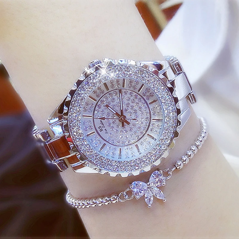 Top Trends: Women Watches Gold Luxury Brand Diamond Quartz Ladies Wrist Watches Stainless Steel Clock Female Watch Relogio Feminino 2023 Shoppable Styles