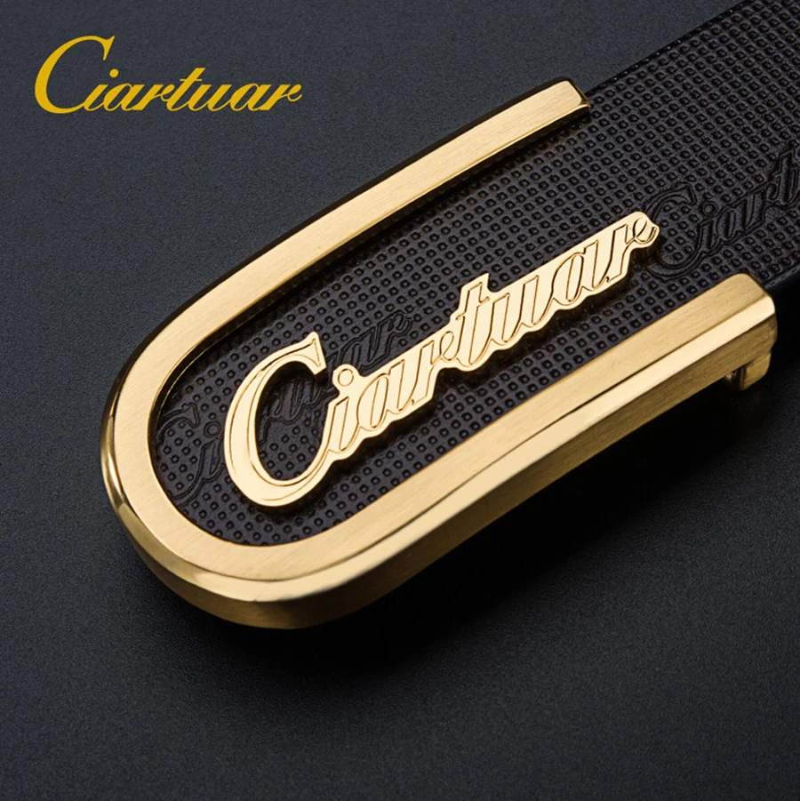 Top Trends: 2023 Ciartuar Official Store For Men Belt High Quality New Genuine Leather Cowskin Trousers Luxury Copper Buckle Free Shipping Shoppable Styles