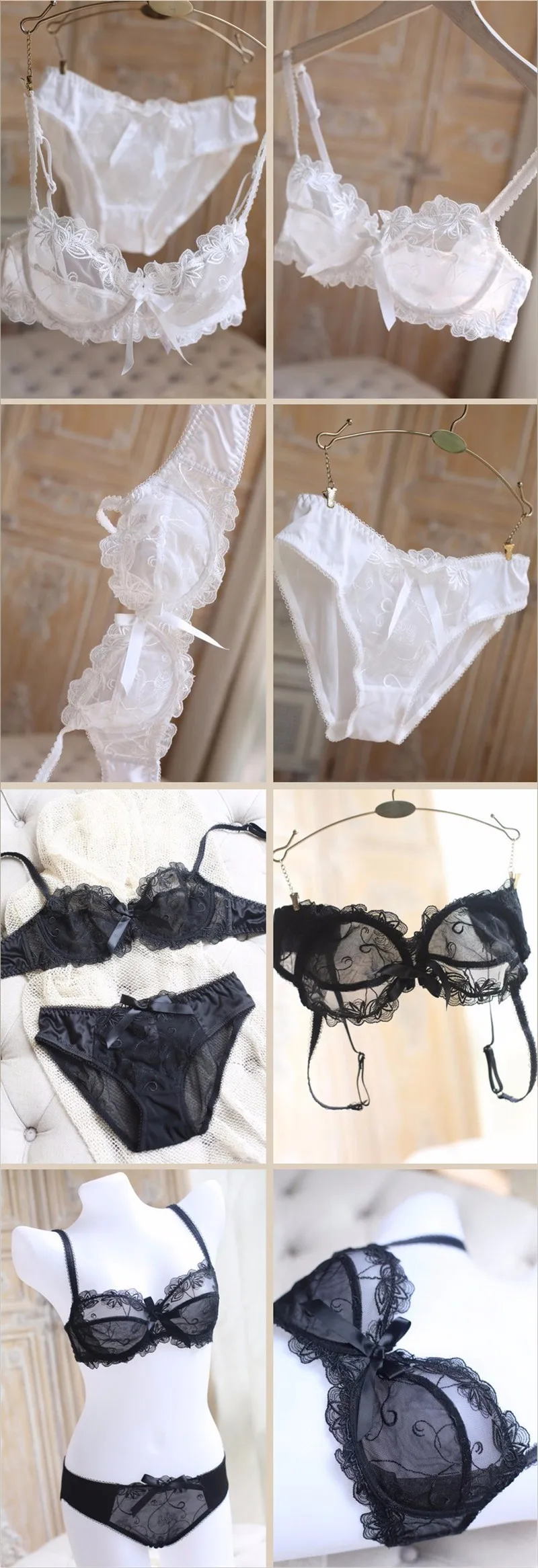 Eriti õhuke pesukomplekt | kujundav pilt e-kaubamaja pildikogust