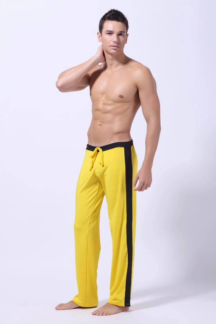 Top Trends: The New Men's Casual White Sport Fitness Home Cotton Trousers Running Training Straight Clothes Custom-made Shoppable Styles