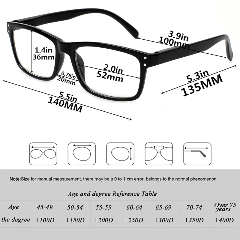 Top Trends: Henotin Reading Glasses Men And Women Retro Spring Hinge Rectangular Frames Quality Eyeglasses Include Sun Readers Shoppable Styles - Image 5