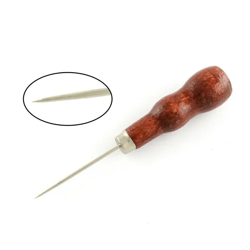 Top Trends: Stainless Steel Bead Awls Tools For Jewelry Making DIY With Wood Cover CoconutBrown, 125x20mm, Pin: 1~1.9mm Shoppable Styles