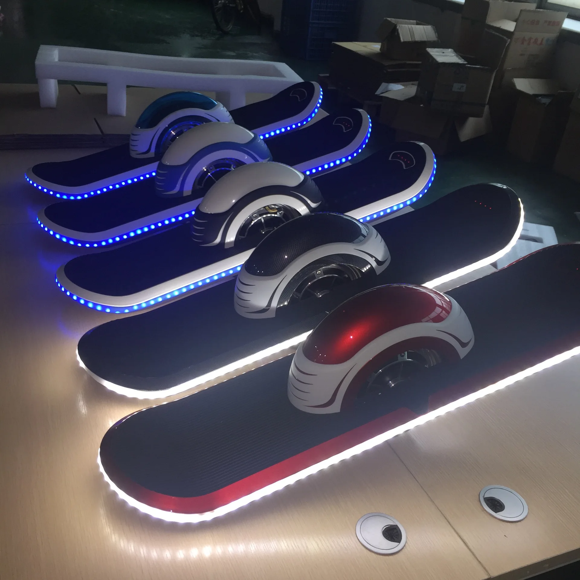 New 10inch Samsung Battery one wheel electric skateboard with LED Light Bluet  eBay